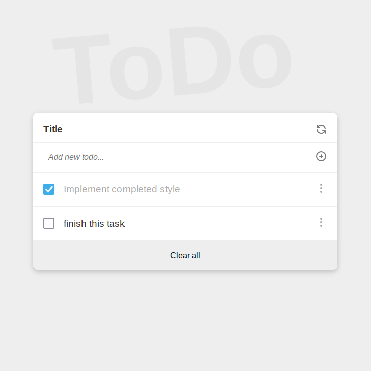 MV-ToDo-List | A simple ToDo list project made by JavaScript. One can ...